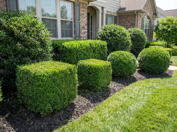 our previous work at Idalou for shrub and hedge services